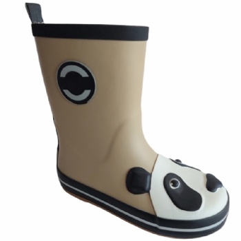 Kids rain boot mid-calf boots with carton paster