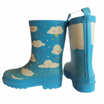 Kids mid-calf boots rubber rain boots